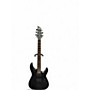 Used Schecter Guitar Research C1 Platinum Satin Black Solid Body Electric Guitar Satin Black