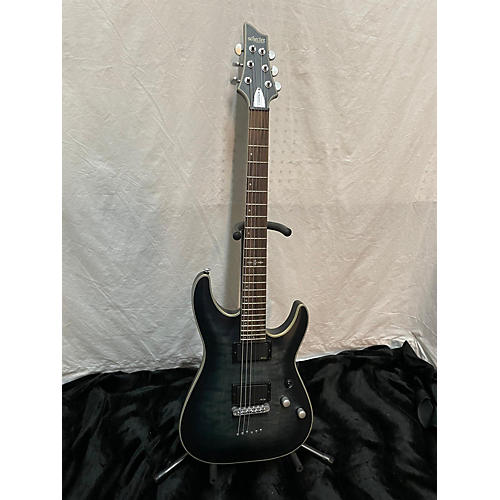 Schecter Guitar Research Used Schecter Guitar Research C1 Platinum TRANS BLACK Solid Body Electric Guitar Trans Black