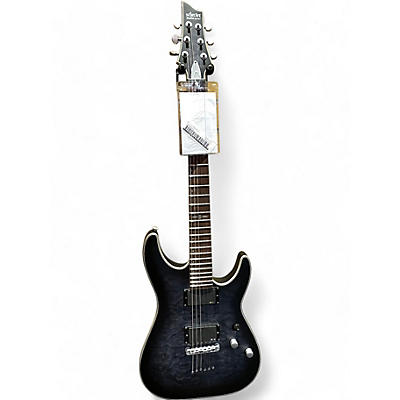 Schecter Guitar Research Used Schecter Guitar Research C1 Platinum Trans Black Solid Body Electric Guitar