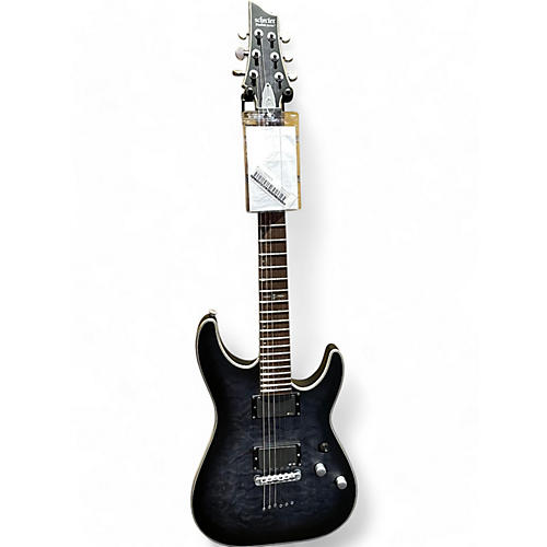 Schecter Guitar Research Used Schecter Guitar Research C1 Platinum Trans Black Solid Body Electric Guitar Trans Black