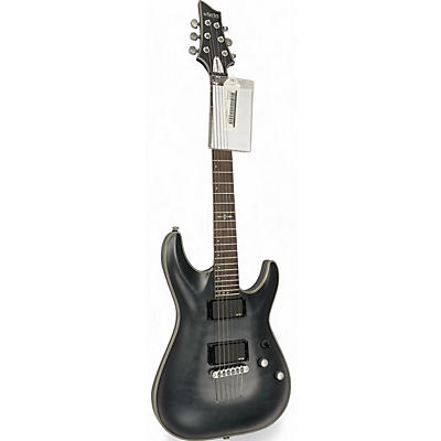 Schecter Guitar Research Used Schecter Guitar Research C1 Platinum Trans Black Solid Body Electric Guitar