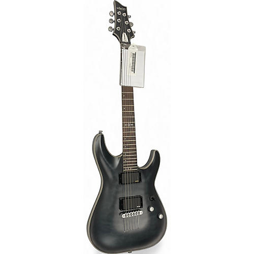 Schecter Guitar Research Used Schecter Guitar Research C1 Platinum Trans Black Solid Body Electric Guitar Trans Black