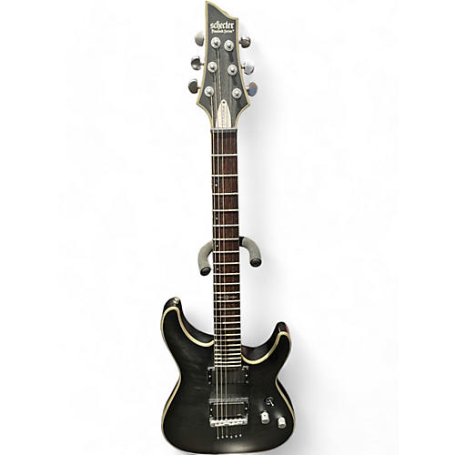 Schecter Guitar Research Used Schecter Guitar Research C1 Platinum Trans Black Solid Body Electric Guitar Trans Black