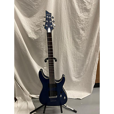 Schecter Guitar Research Used Schecter Guitar Research C1 Platinum Trans Blue Solid Body Electric Guitar