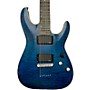 Used Schecter Guitar Research Used Schecter Guitar Research C1 Platinum Trans Blue Solid Body Electric Guitar Trans Blue