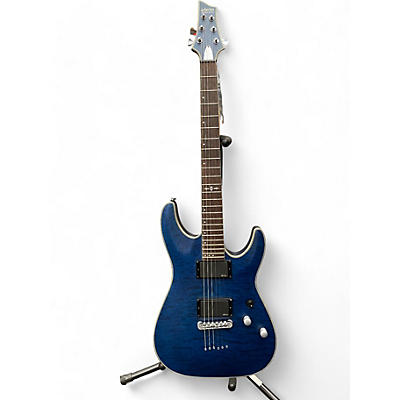 Schecter Guitar Research Used Schecter Guitar Research C1 Platinum Trans Blue Solid Body Electric Guitar