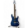 Used Schecter Guitar Research Used Schecter Guitar Research C1 Platinum Trans Blue Solid Body Electric Guitar Trans Blue