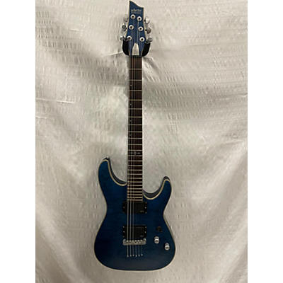 Schecter Guitar Research Used Schecter Guitar Research C1 Platinum Trans Blue Solid Body Electric Guitar