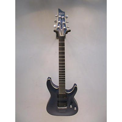 Schecter Guitar Research Used Schecter Guitar Research C1 Platinum Trans Blue Solid Body Electric Guitar