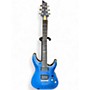 Used Schecter Guitar Research C1 Platinum Trans Blue Solid Body Electric Guitar Trans Blue