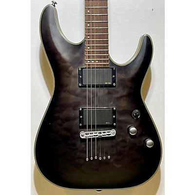 Schecter Guitar Research Used Schecter Guitar Research C1 Platinum Trans Charcoal Solid Body Electric Guitar