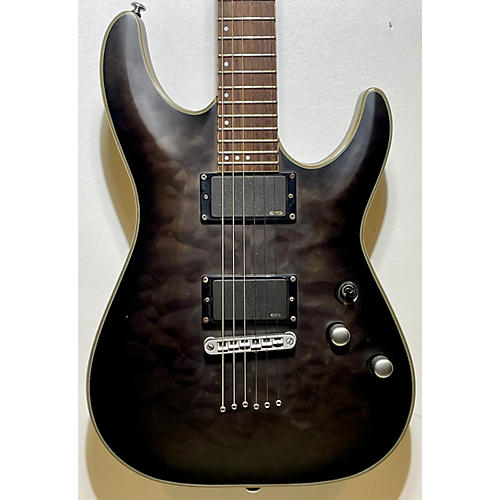 Schecter Guitar Research Used Schecter Guitar Research C1 Platinum Trans Charcoal Solid Body Electric Guitar Trans Charcoal