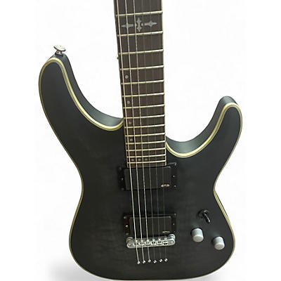 Used Schecter Guitar Research C1 Platinum Trans Gray Solid Body Electric Guitar