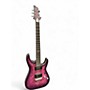 Used Schecter Guitar Research C1 Platinum Trans Purple Solid Body Electric Guitar Trans Purple