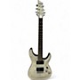 Used Schecter Guitar Research C1 Platinum Trans White Solid Body Electric Guitar Trans White