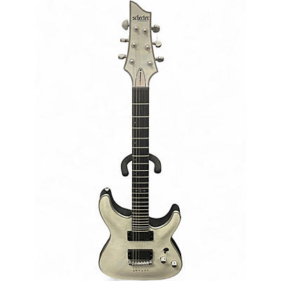 Used Schecter Guitar Research C1 Platinum Trans White Solid Body Electric Guitar
