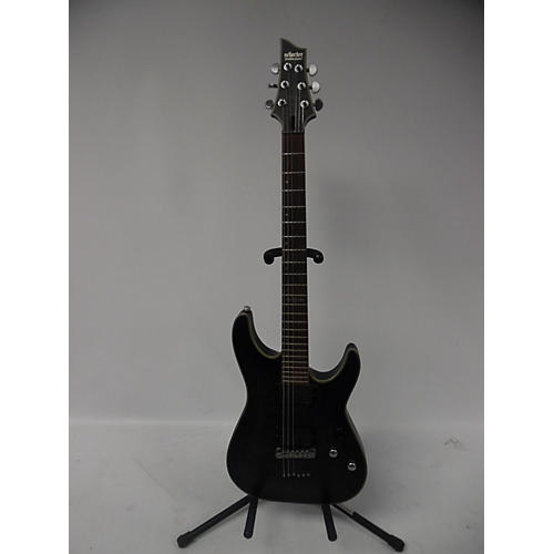 Schecter Guitar Research Used Schecter Guitar Research C1 Platinum Translucent Black Solid Body Electric Guitar translucent black