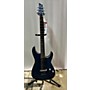 Used Schecter Guitar Research Used Schecter Guitar Research C1 Platinum Transparent Midnight Blue Solid Body Electric Guitar transparent midnight blue