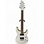 Used Schecter Guitar Research C1 Platinum Transparent White Satin Solid Body Electric Guitar Transparent White Satin