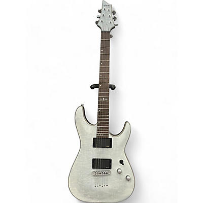 Schecter Guitar Research Used Schecter Guitar Research C1 Platinum Transparent white satin Solid Body Electric Guitar