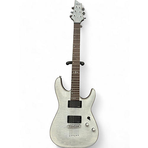 Schecter Guitar Research Used Schecter Guitar Research C1 Platinum Transparent white satin Solid Body Electric Guitar Transparent white satin