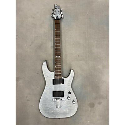 Schecter Guitar Research Used Schecter Guitar Research C1 Platinum White Solid Body Electric Guitar