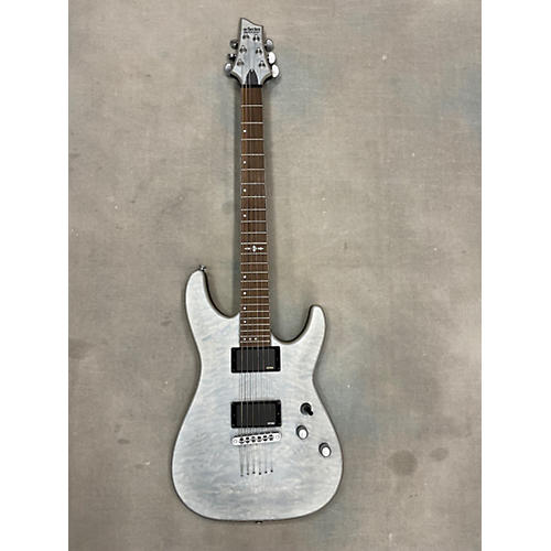 Schecter Guitar Research Used Schecter Guitar Research C1 Platinum White Solid Body Electric Guitar White