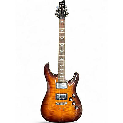 Used Schecter Guitar Research C1 Plus 2 Color Sunburst Solid Body Electric Guitar