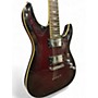 Used Schecter Guitar Research C1 Plus Black Cherry Burst Solid Body Electric Guitar Black Cherry Burst