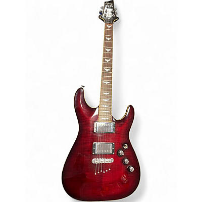 Used Schecter Guitar Research C1 Plus Black Cherry Solid Body Electric Guitar