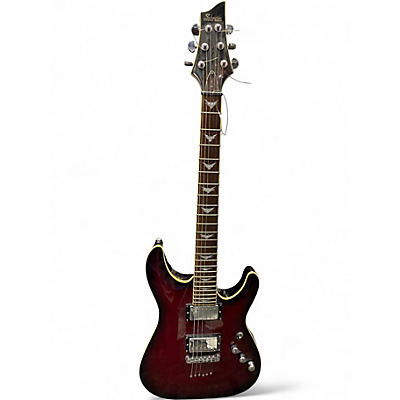 Used Schecter Guitar Research C1 Plus Black Cherry Solid Body Electric Guitar