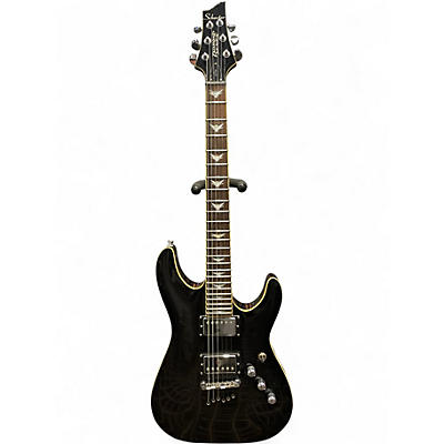 Used Schecter Guitar Research C1 Plus Black Solid Body Electric Guitar