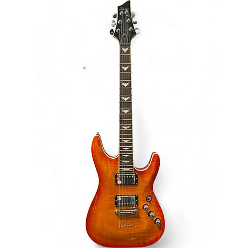 Schecter Guitar Research Used Schecter Guitar Research C1 Plus Cherry Sunburst Solid Body Electric Guitar Cherry Sunburst