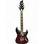 Used Schecter Guitar Research C1 Plus Crimson Burst Solid Body Electric Guitar Crimson Burst