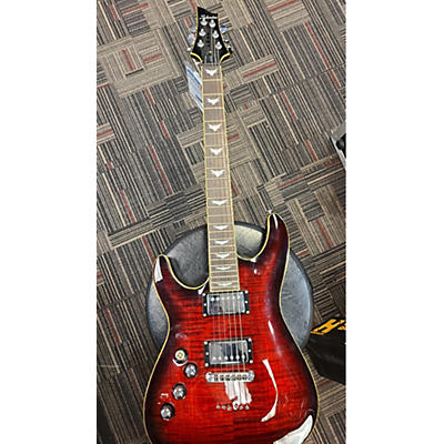 Schecter Guitar Research Used Schecter Guitar Research C1 Plus Left Handed Black Cherry Electric Guitar