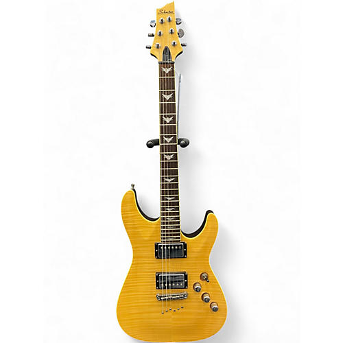 Used Schecter Guitar Research C1 Plus Natural Solid Body Electric Guitar Natural