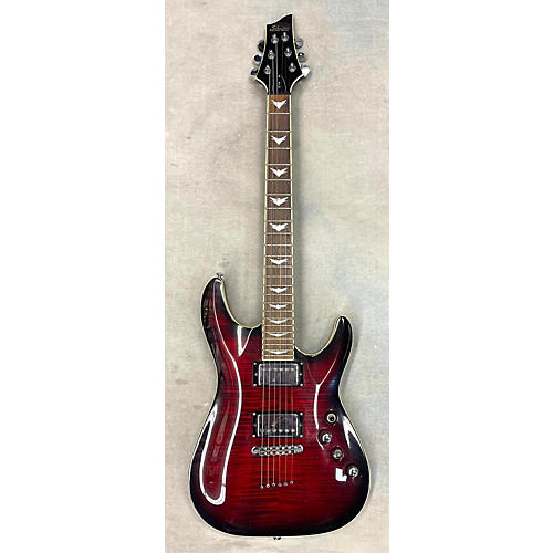 Schecter Guitar Research Used Schecter Guitar Research C1 Plus Trans Red Solid Body Electric Guitar Trans Red