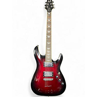 Used Schecter Guitar Research C1 Plus Trans Red Solid Body Electric Guitar