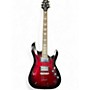 Used Schecter Guitar Research C1 Plus Trans Red Solid Body Electric Guitar Trans Red