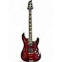 Used Schecter Guitar Research C1 Plus Trans Red Solid Body Electric Guitar Trans Red