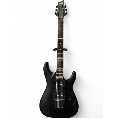 Used Schecter Guitar Research C1 SGR Black Solid Body Electric Guitar
