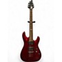 Used Schecter Guitar Research C1 SGR RED Solid Body Electric Guitar RED