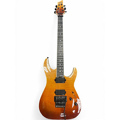 Used Schecter Guitar Research C1 SLS ELITE 3 Tone Sunburst Solid Body Electric Guitar
