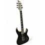 Used Schecter Guitar Research C1 SLS Elite Evil Twin Black Solid Body Electric Guitar Black