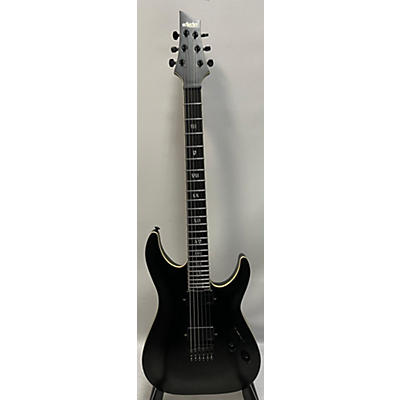 Schecter Guitar Research Used Schecter Guitar Research C1 SLS Evil Twin Satin Black Solid Body Electric Guitar