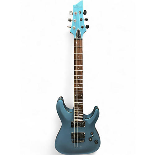 Used Schecter Guitar Research C1 Special METALLIC LIGHT BLUE Solid Body Electric Guitar METALLIC LIGHT BLUE
