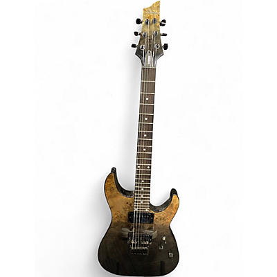 Used Schecter Guitar Research C1 Standard Black Fade Burst Solid Body Electric Guitar