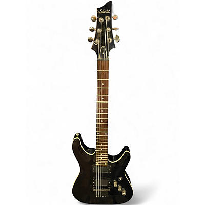 Used Schecter Guitar Research C1 Standard Black Solid Body Electric Guitar