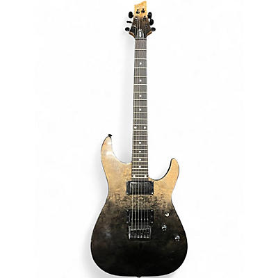 Used Schecter Guitar Research C1 Standard Black to Natural Fade Solid Body Electric Guitar