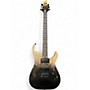 Used Schecter Guitar Research C1 Standard Black to Natural Fade Solid Body Electric Guitar Black to Natural Fade